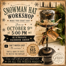 Load image into Gallery viewer, Snowman hat workshop 2026
