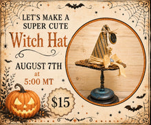 Load image into Gallery viewer, Witch Hat and spindle stand 2026