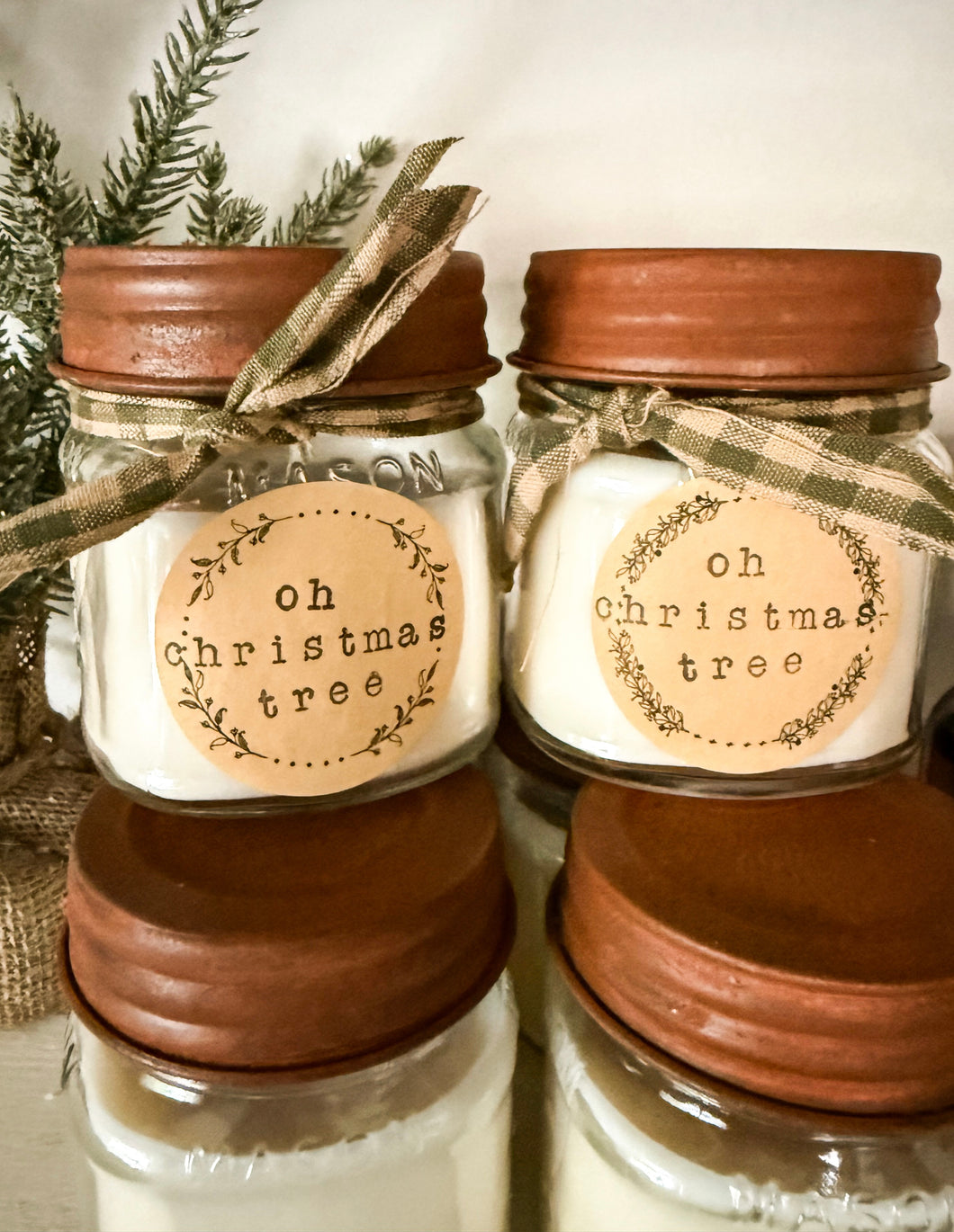 Oh Christmas Tree candle